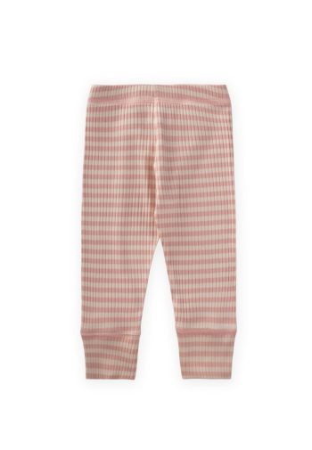 Patterned Detail Leggings for Ages 0-3 in Powder Stripes