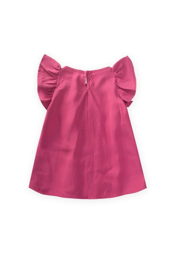 Fuchsia Pilikaşe Blouse for Ages 2-8