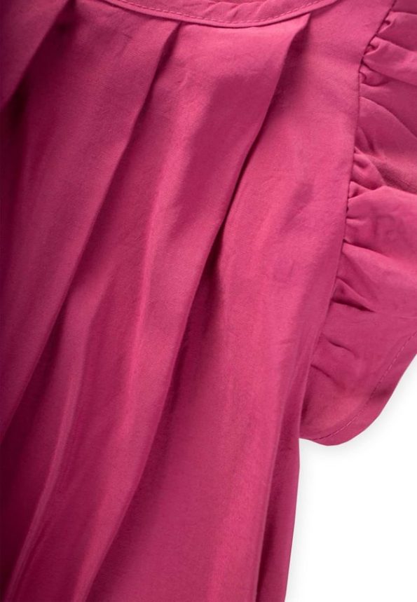 Fuchsia Pilikaşe Blouse for Ages 2-8