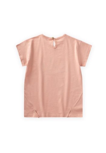 Printed T-Shirt for Kids Aged 8-12 Peach