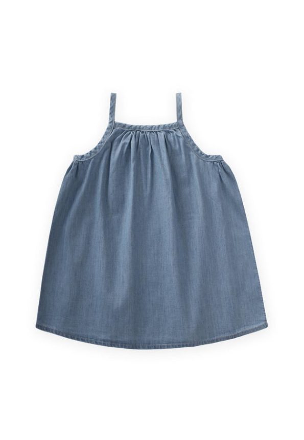 Sleeveless Dress for Ages 1-7 Blue