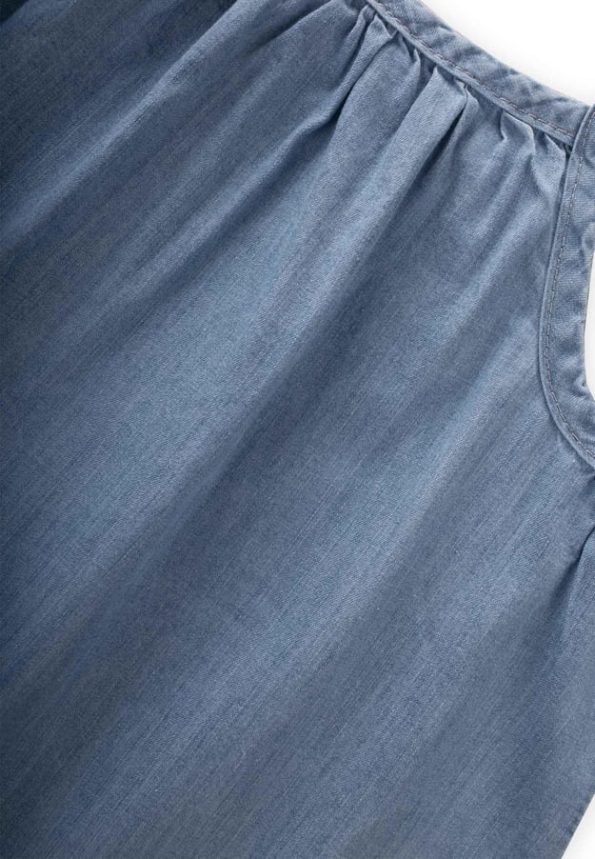 Sleeveless Dress for Ages 1-7 Blue
