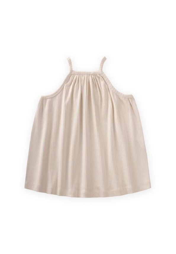 Strappy Dress for Ages 1-7 in Beige