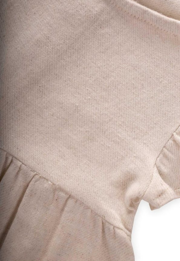 Linen Jumpsuit for Ages 0-3 Natural