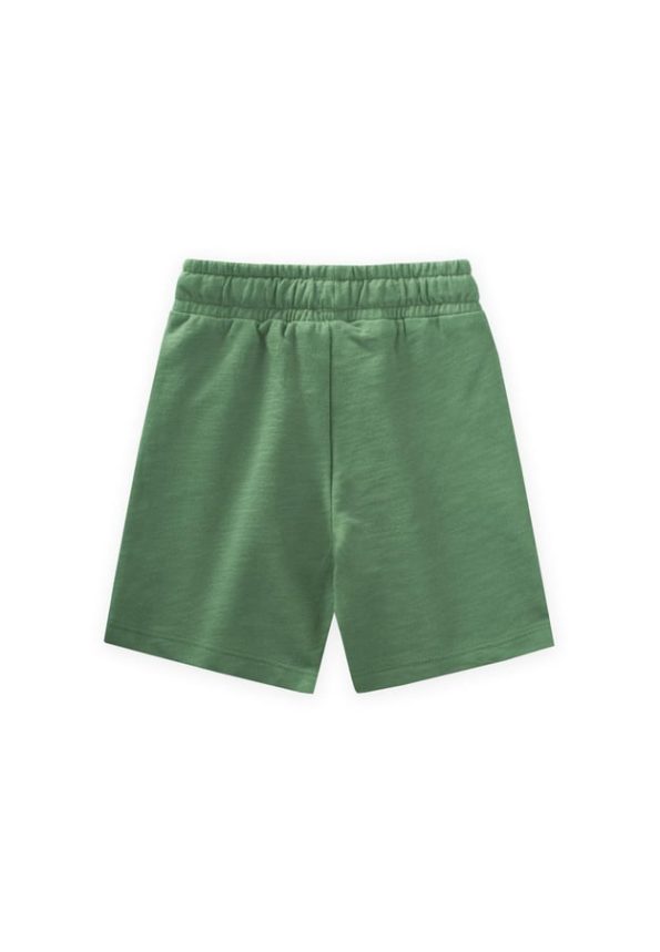 Label Detail Capri for Ages 1-10 in Olive Green
