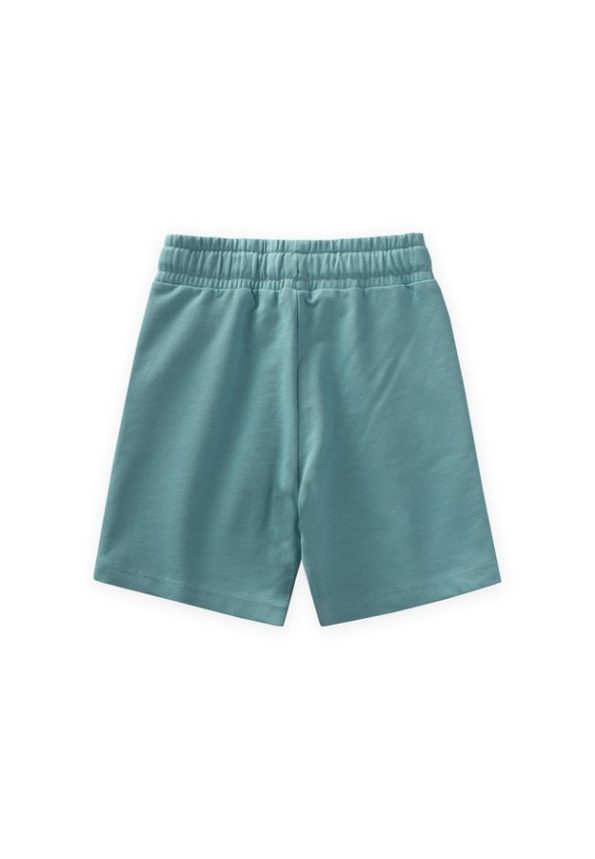 Label Detailed Capri Pants 1-10 Years Turquoise
