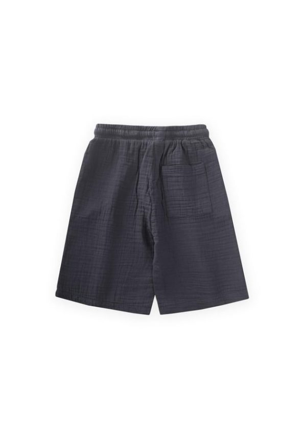Organic Muslin Capri Pants 8-12 Years Charcoal
