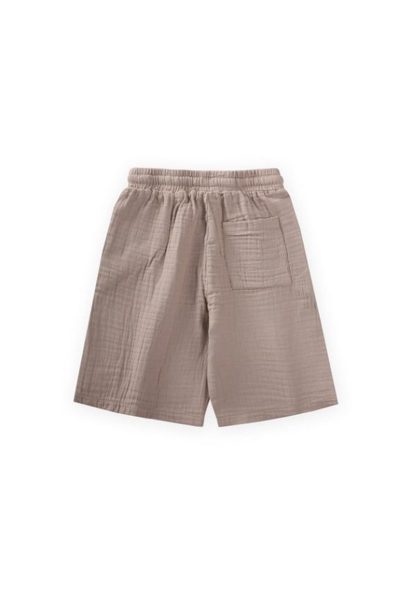 Organic Muslin Capri 8-12 Years Beige