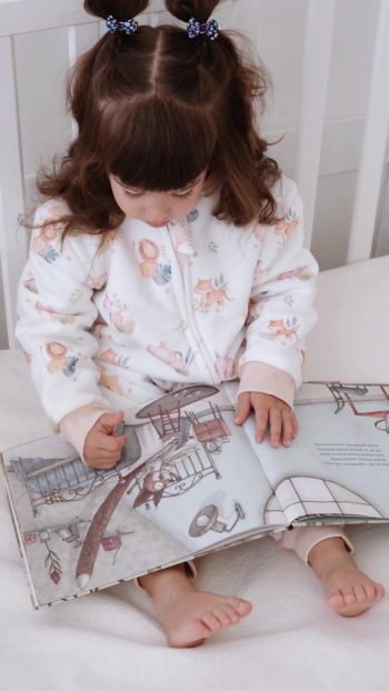 Lilabio Thick Padded 2 Tog Cotton Patterned Sleeping Bag for Boys and Girls