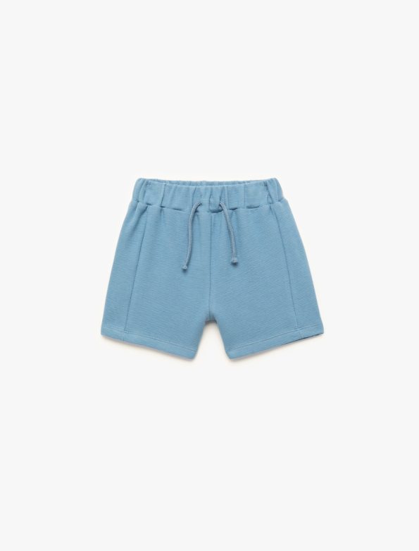 Boys' Cotton Elastic Waist Basic Shorts