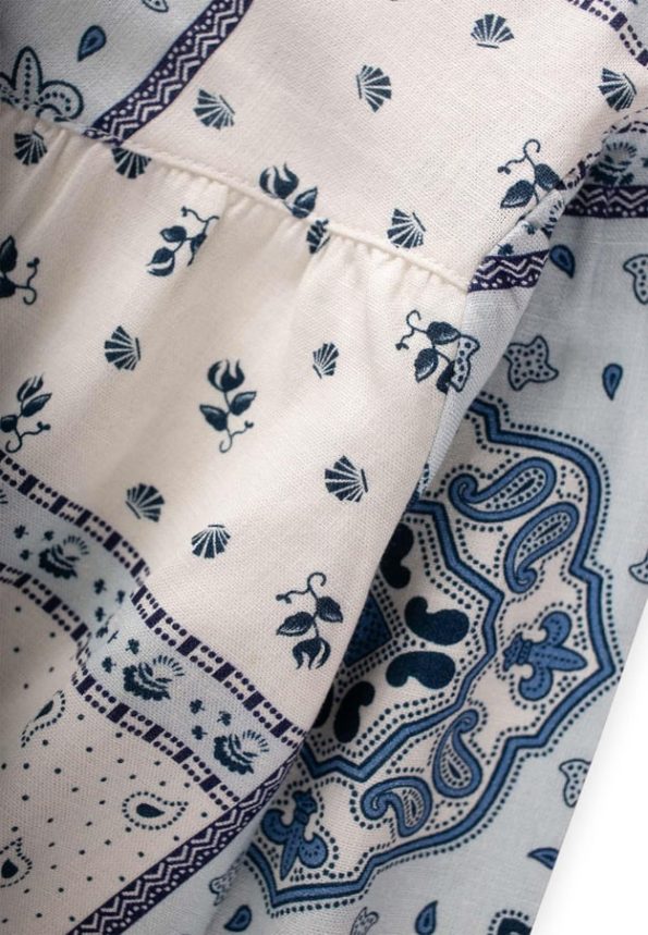 Patterned Dress for Ages 2-6 with Shawl Design