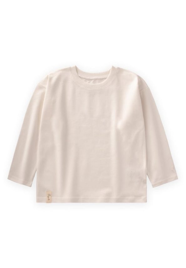 Seasonal Basic T-Shirt for Ages 2-10 in Ecru