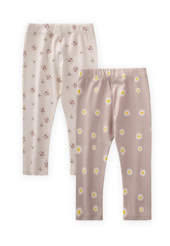 Kids' Two-Piece Legging Set 1-8 Years Light Beige Pink