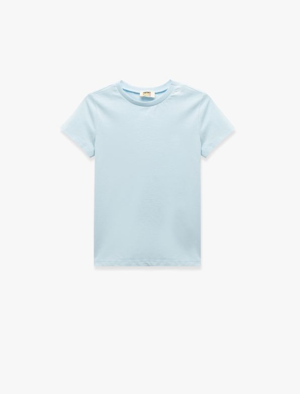 Girls' Short Sleeve Cotton Crew Neck T-Shirt Set