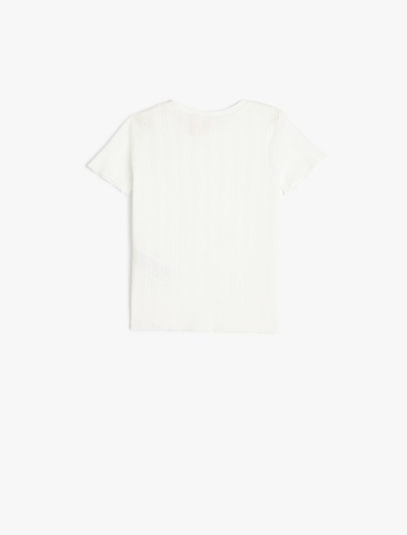 Girls' Baby Short Sleeve Cotton Basic T-Shirt