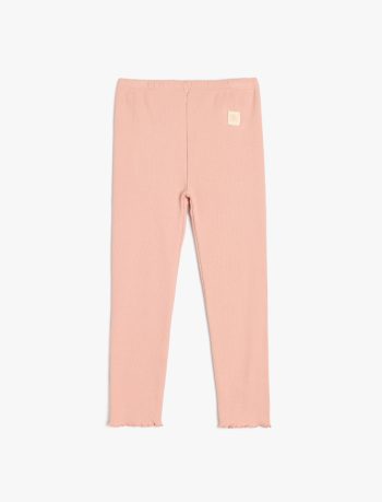 High Waist Cotton Leggings for Baby Girls