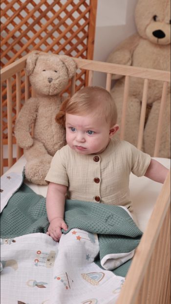 MILNA BABY&KIDS Double-Sided Muslin Baby Blanket 100x100cm