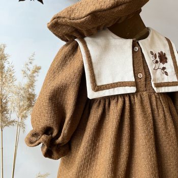 Brown Wooly Dress