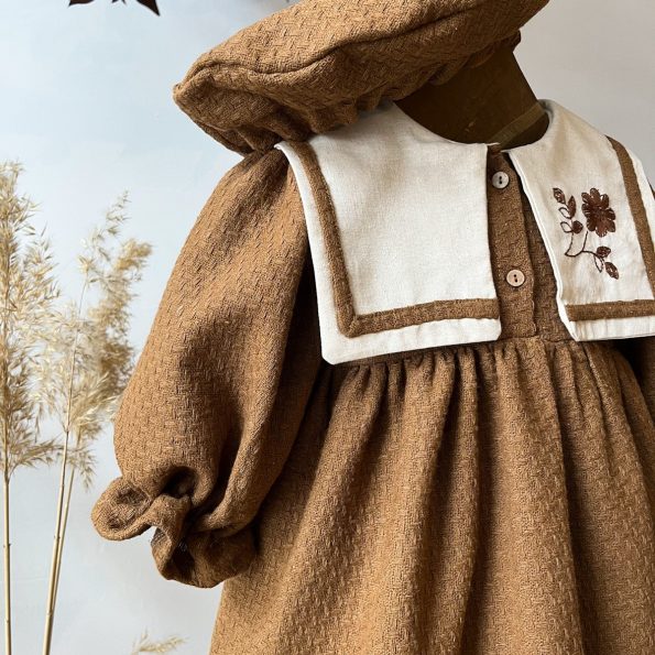 Brown Wooly Dress