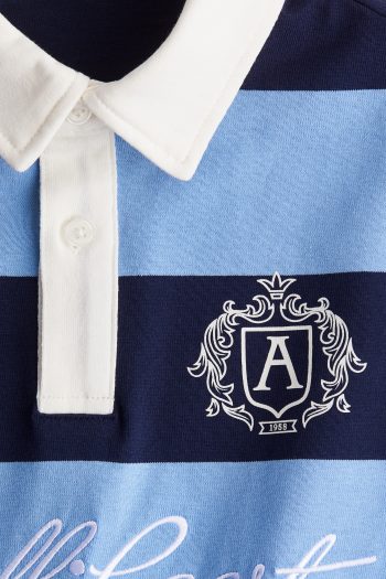 Text Motif Polo T-Shirt