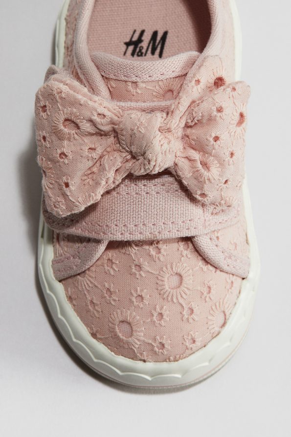 Embroidered Canvas Sneakers
