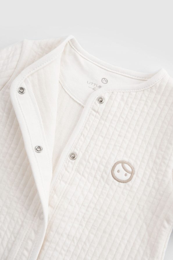 Quilted Cream Baby Set