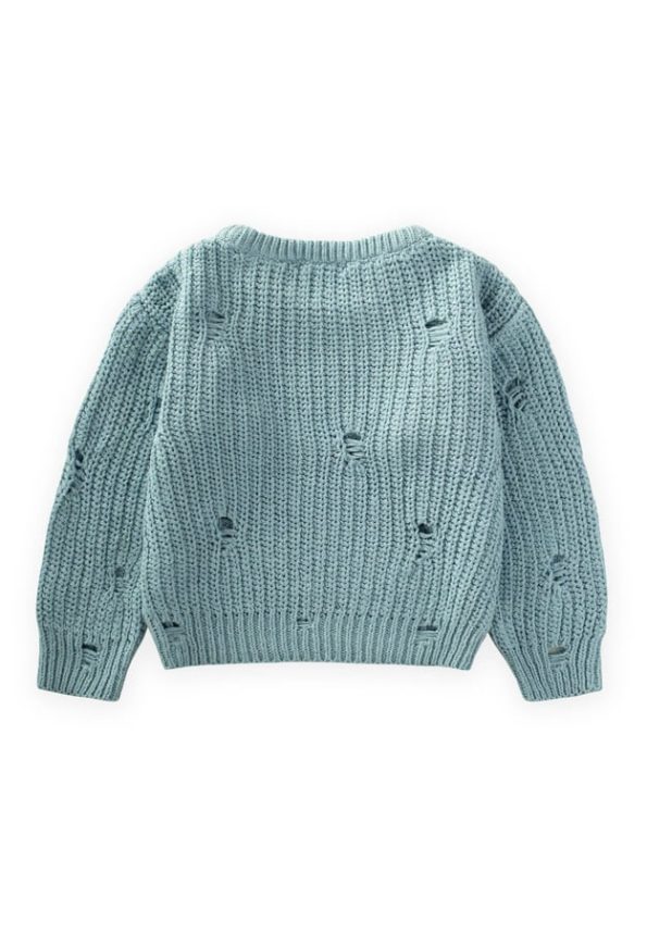 Mint Green Knit Sweater for Ages 2-8