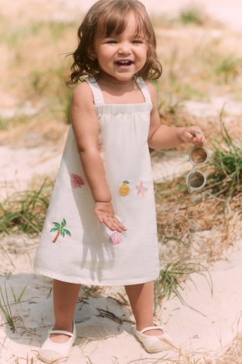 Linen Blend Dress