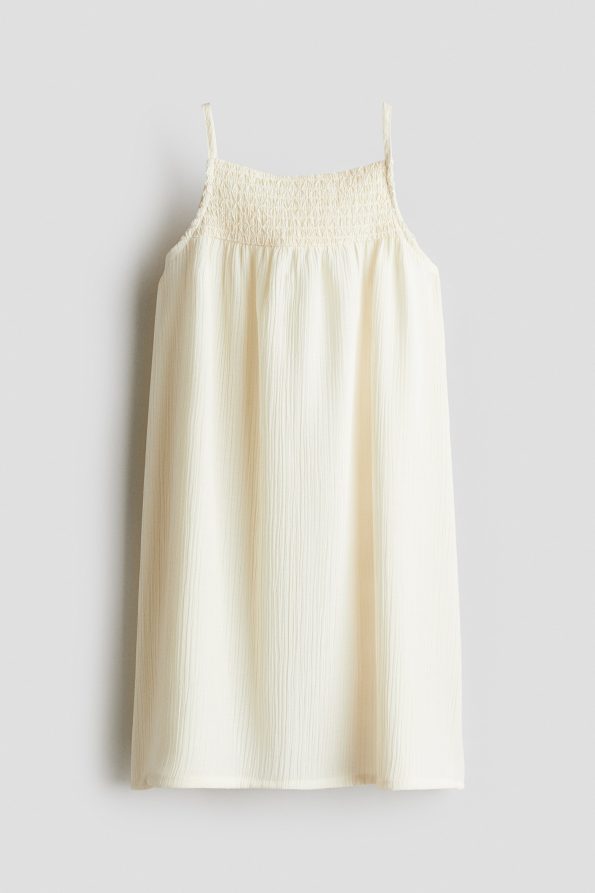 Gathered Strap Dress