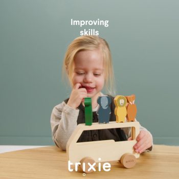 Trixie Wooden Toy Bus