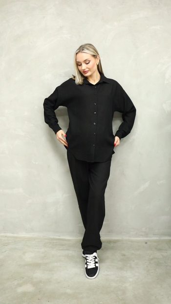 Miss World Lissa Front Button Maternity and Nursing Tunic Set
