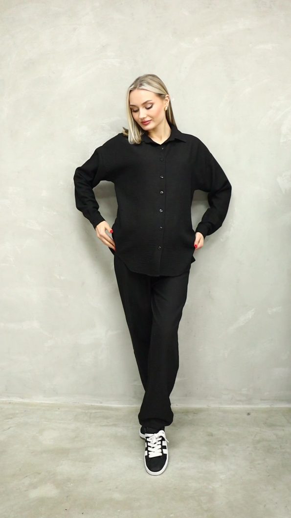 Miss World Lissa Front Button Maternity and Nursing Tunic Set