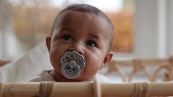 Bibs Boheme Rubber Pacifier - Violet Sky 0-6 Months
