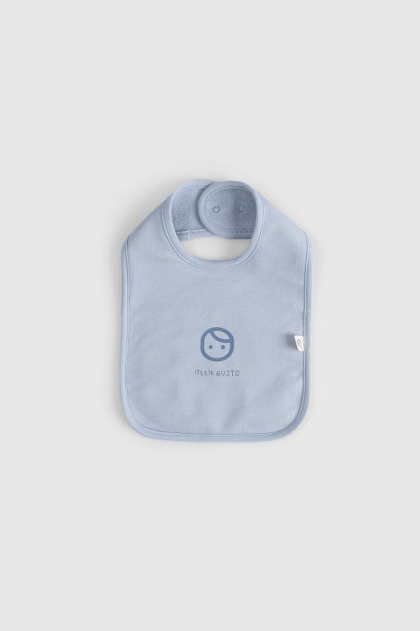 2-Pack Waterproof Blue - Cream Baby Bib