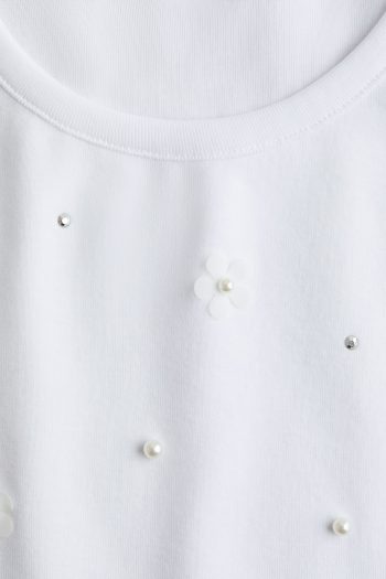 Embroidered Cotton Top
