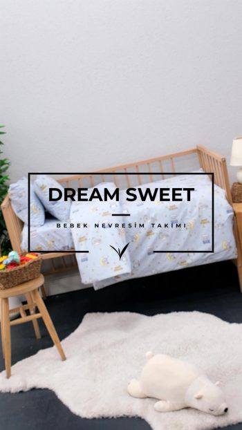FAVORA Baby 100% Cotton Dream Sweet Baby Bedding Set - Blue