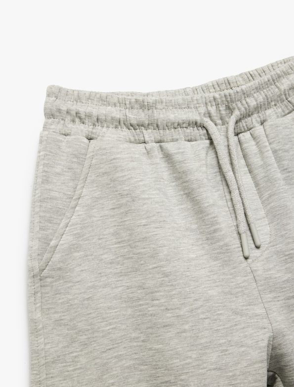 Boys' Cotton Drawstring Basic Shorts with Side Pockets