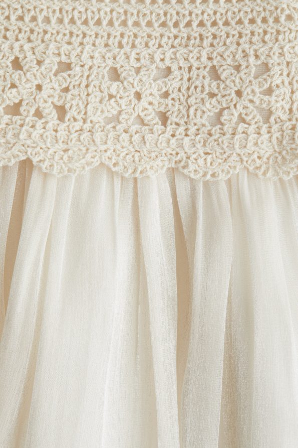 Crochet Look Dress