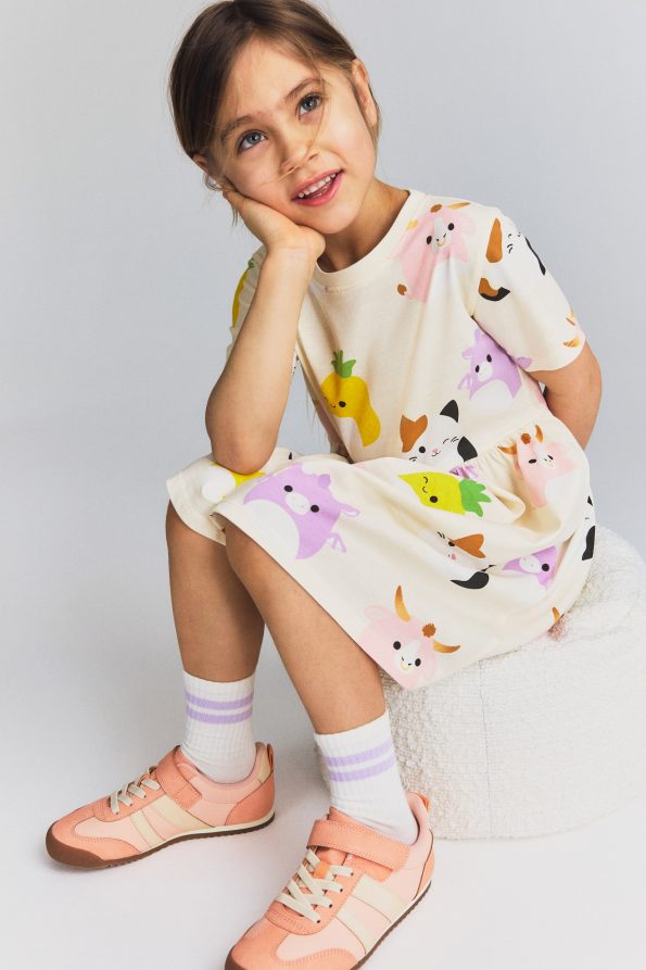 Printed Jersey Dress
