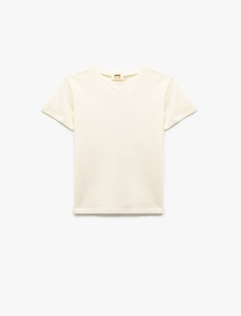 Boys' Cotton Short Sleeve Basic T-Shirt