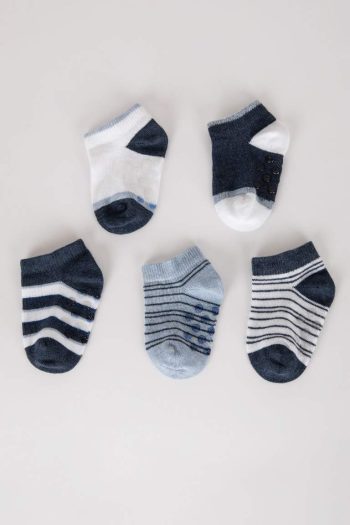 Seamless Cotton Socks Set for Baby Boys