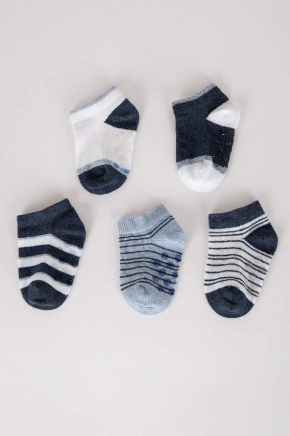 Seamless Cotton Socks Set for Baby Boys