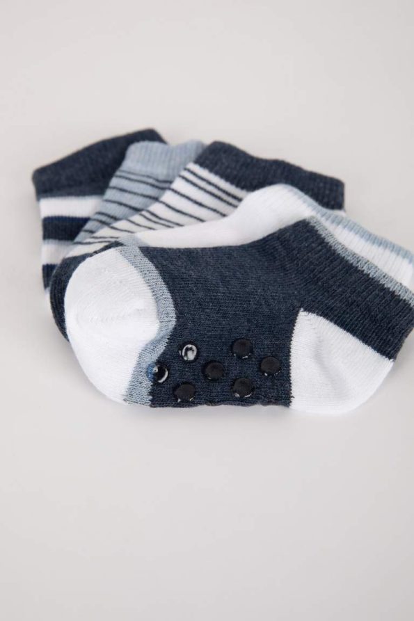 Seamless Cotton Socks Set for Baby Boys