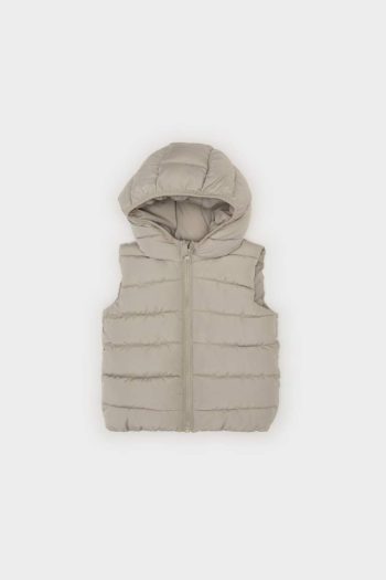 Boys' Waterproof Hooded Puffer Vest