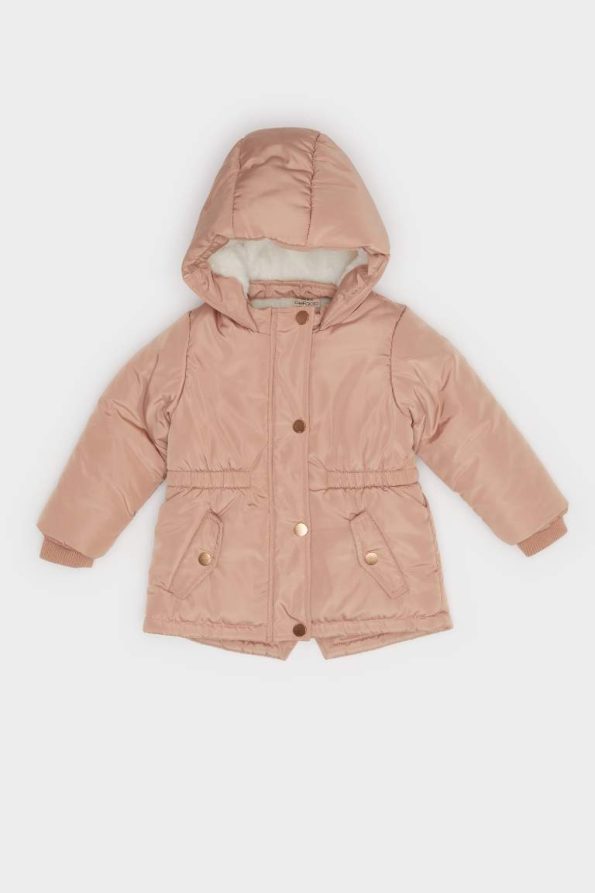 Girls' Baby Hooded Snaps Jacket