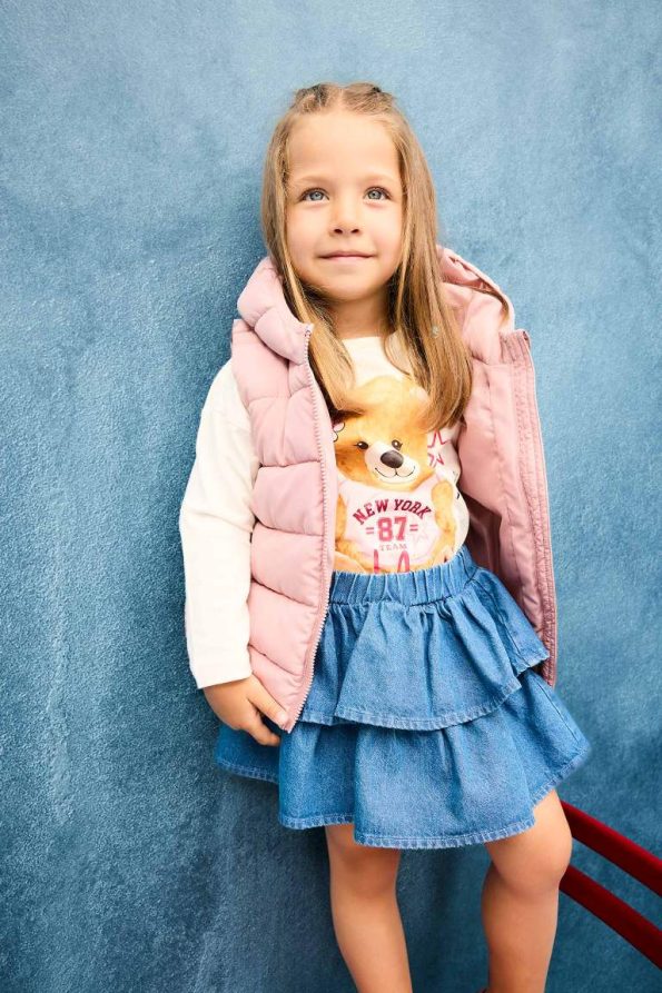 Girls' Baby Hooded Puffer Vest