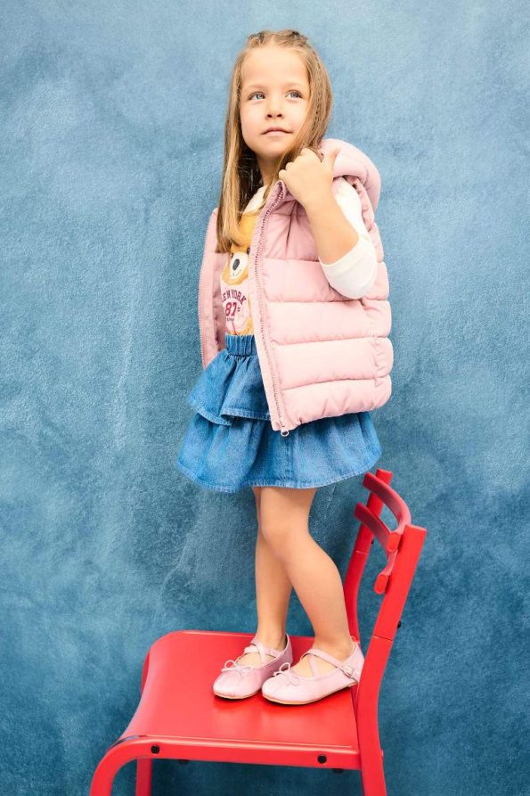 Girls' Baby Hooded Puffer Vest