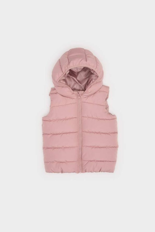 Girls' Baby Hooded Puffer Vest