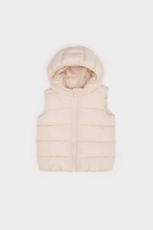 Girls' Baby School Hooded Puffer Vest