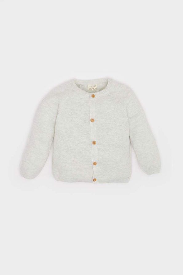 Boys' Button-Up Knit Cardigan